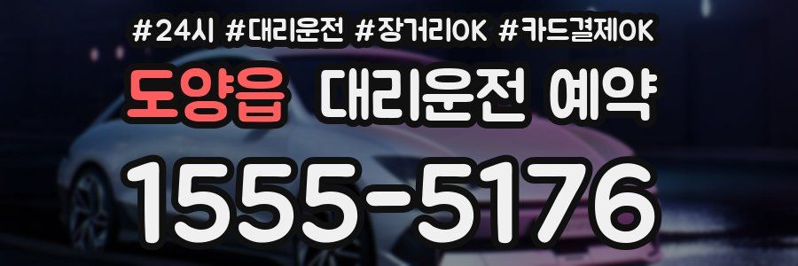도양읍 대리운전 예약