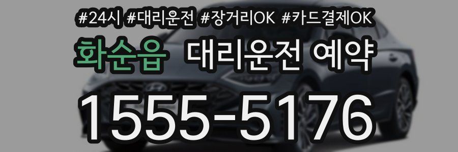 화순읍 대리운전 예약