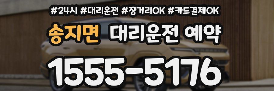 송지면 대리운전 예약