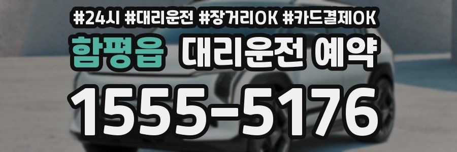 함평읍 대리운전 예약