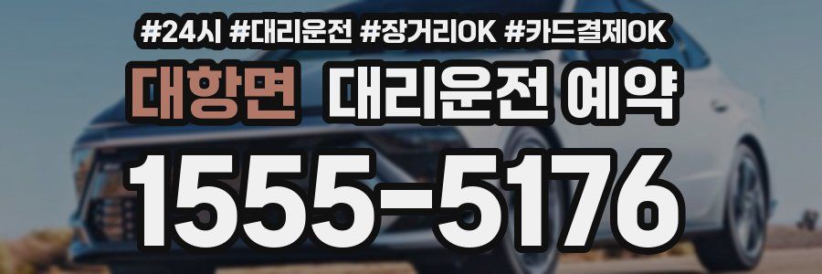 대항면 대리운전 예약