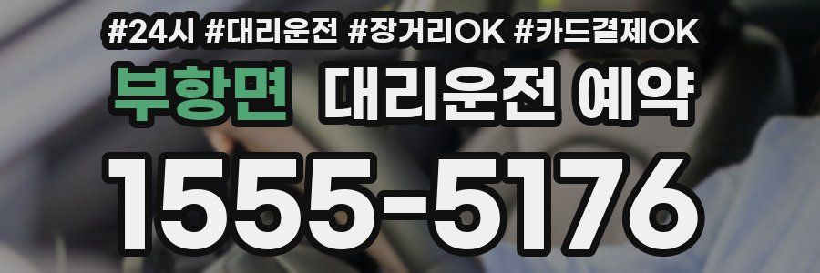 부항면 대리운전 예약