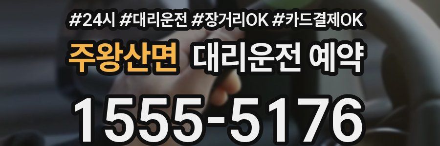 주왕산면 대리운전 예약