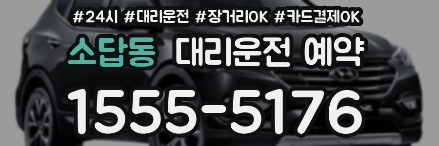 소답동 대리운전 예약