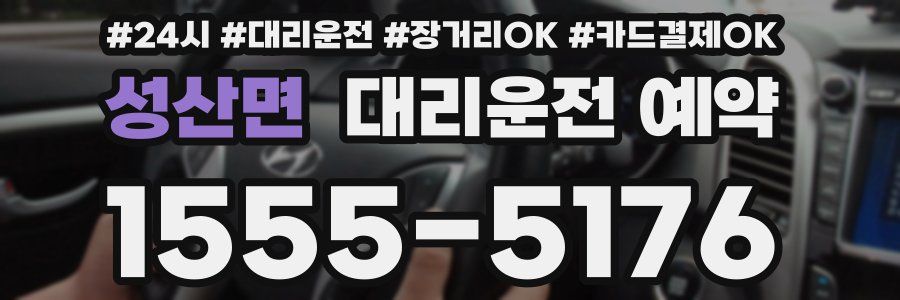 성산면 대리운전 예약