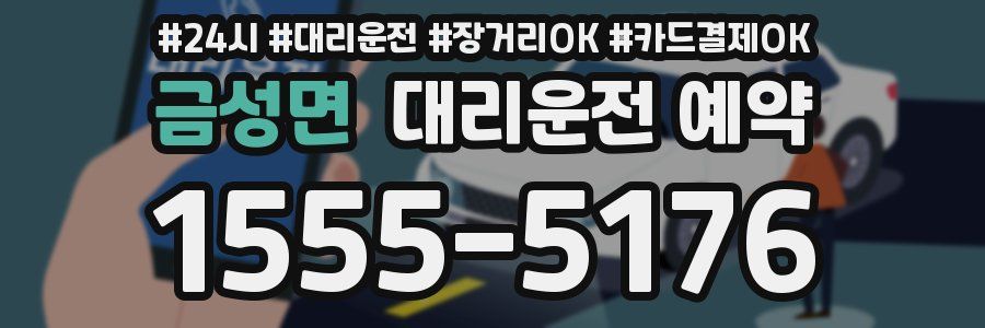 금성면 대리운전 예약