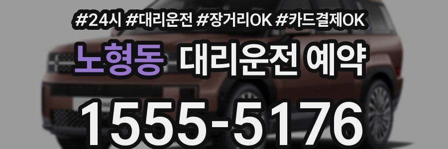 노형동 대리운전 예약