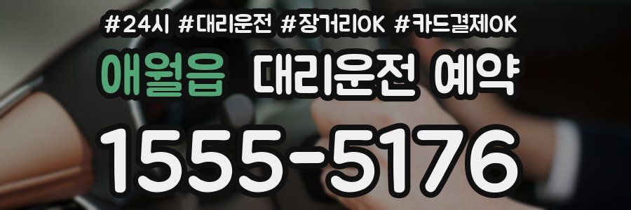 애월읍 대리운전 예약