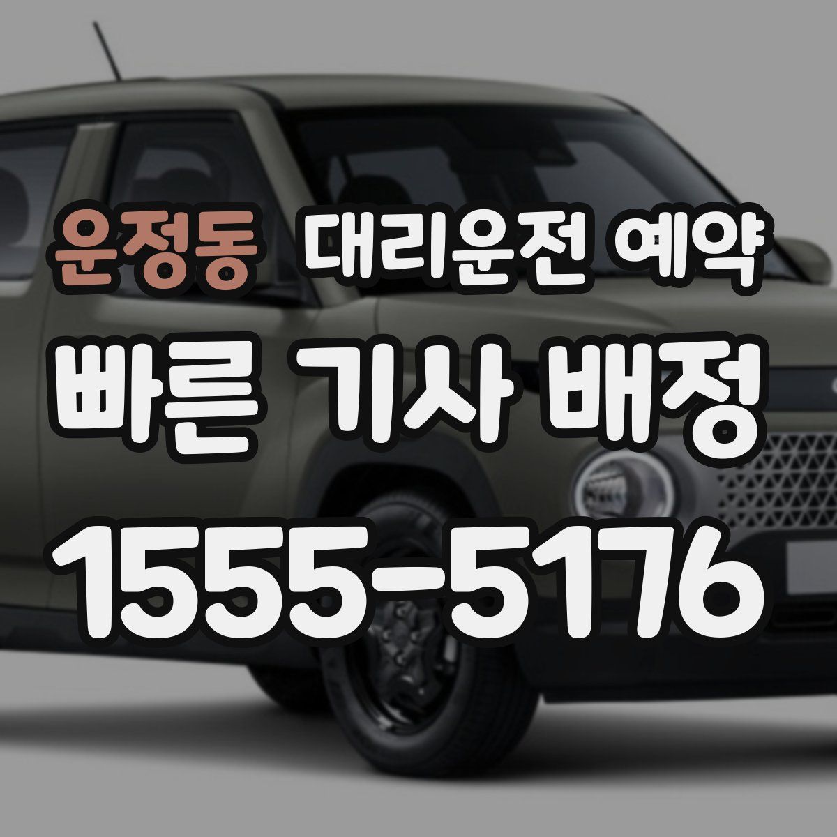 운정동 대리운전 예약