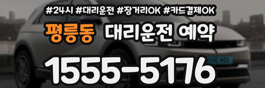 평릉동 대리운전 예약