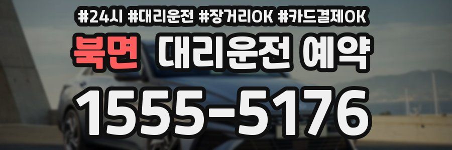 북면 대리운전 예약