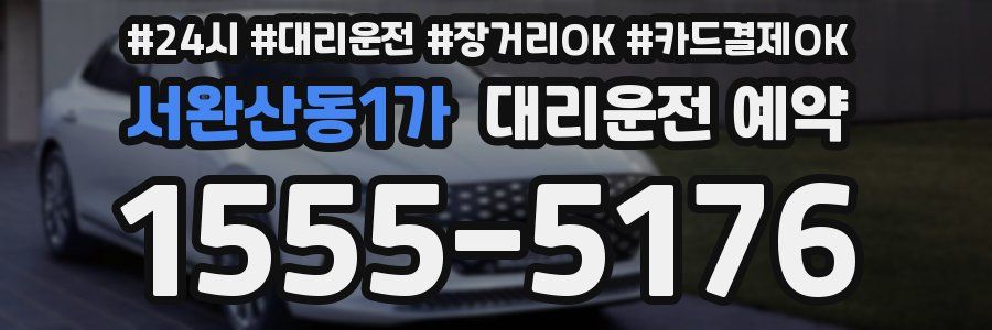 서완산동1가 대리운전 예약