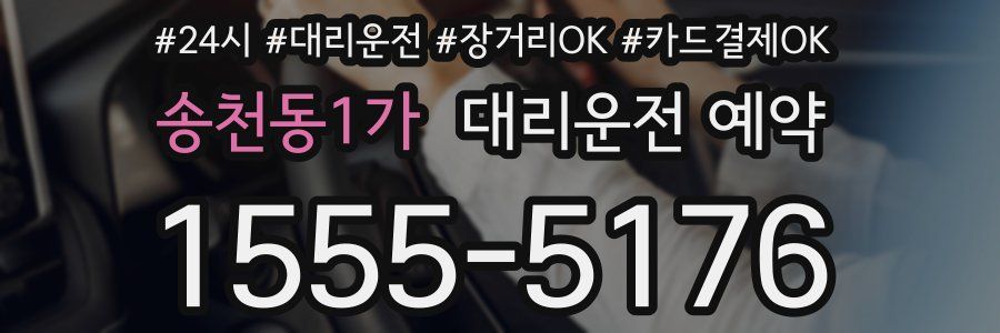 송천동1가 대리운전 예약