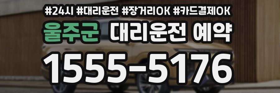 울주군 대리운전 예약