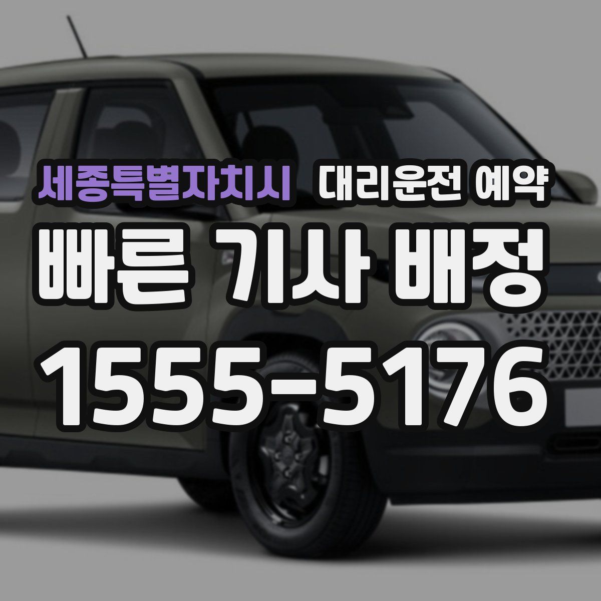 세종특별자치시 대리운전 예약