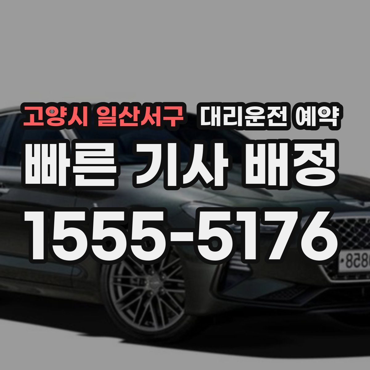 고양시 일산서구 대리운전 예약