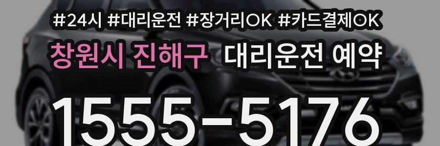 창원시 진해구 대리운전 예약