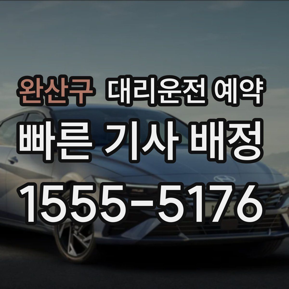 완산구 대리운전 예약