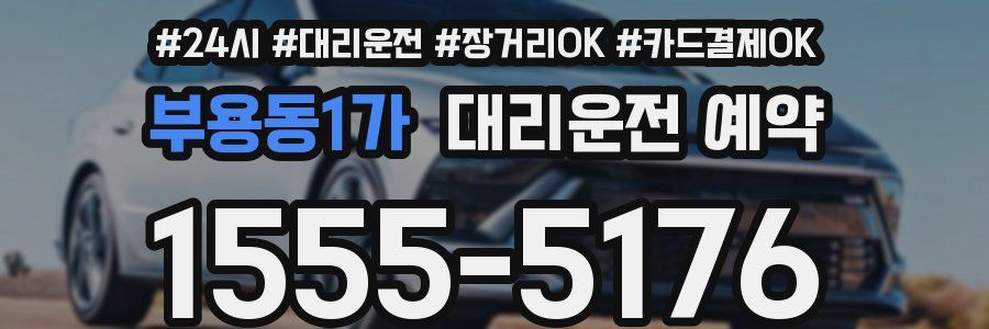 부용동1가 대리운전 예약