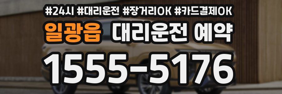 일광읍 대리운전 예약