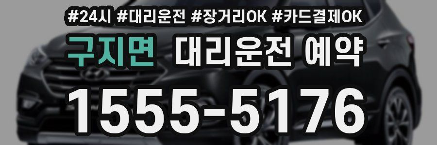 구지면 대리운전 예약