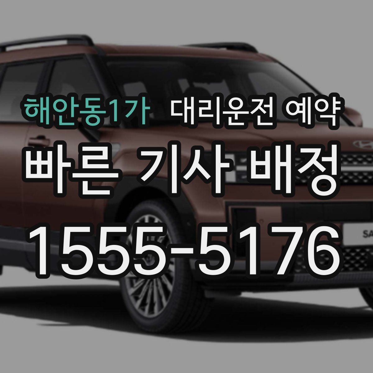 해안동1가 대리운전 예약