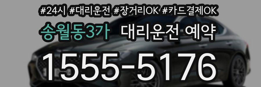 송월동3가 대리운전 예약