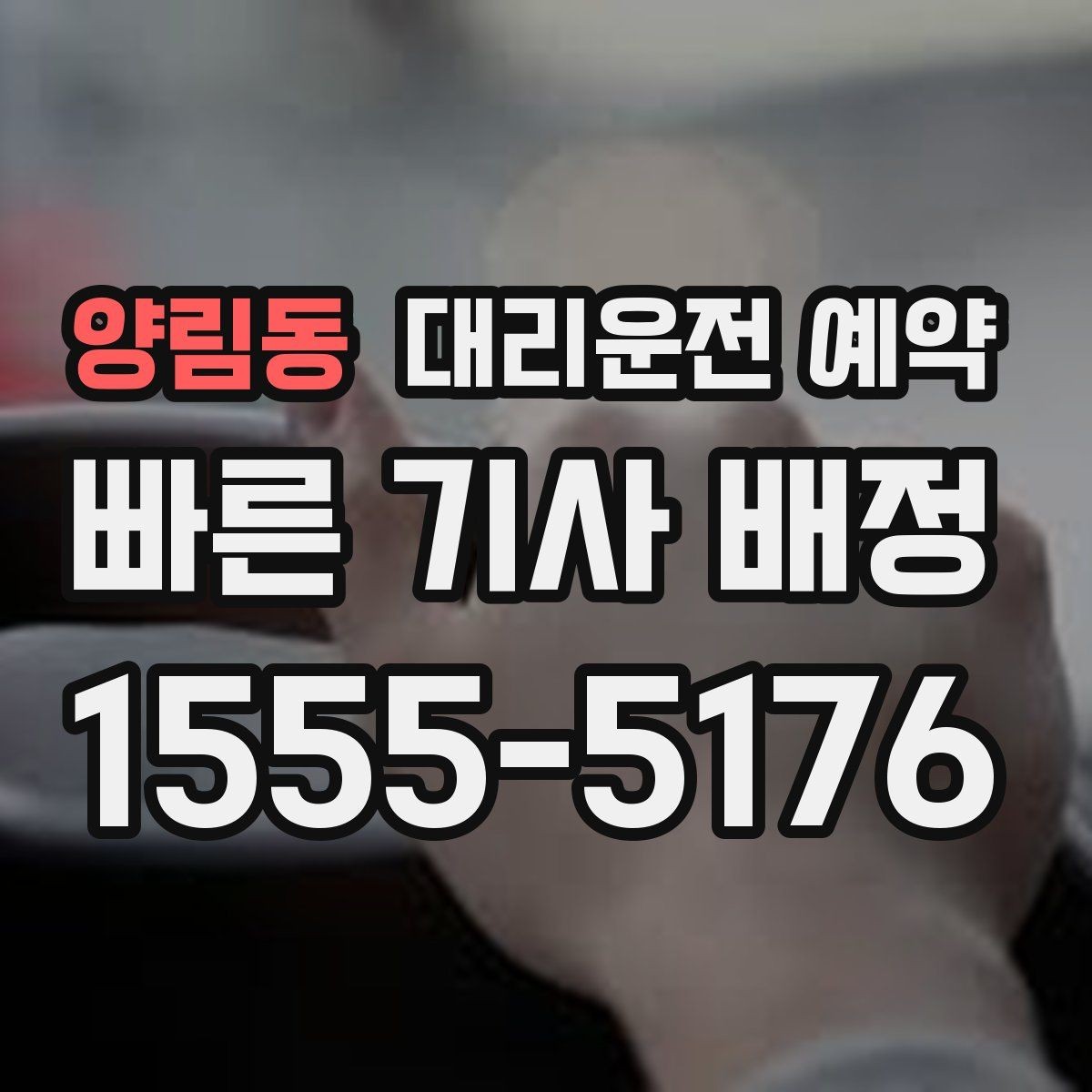 양림동 대리운전 예약 상가 건물은 어느 출입구로 안내해야 할까