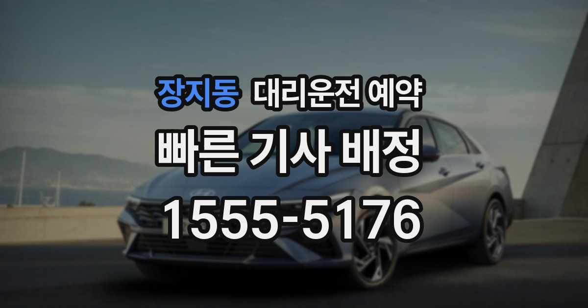 장지동 대리운전 예약