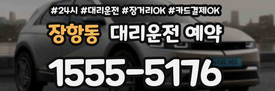 장항동 대리운전 예약
