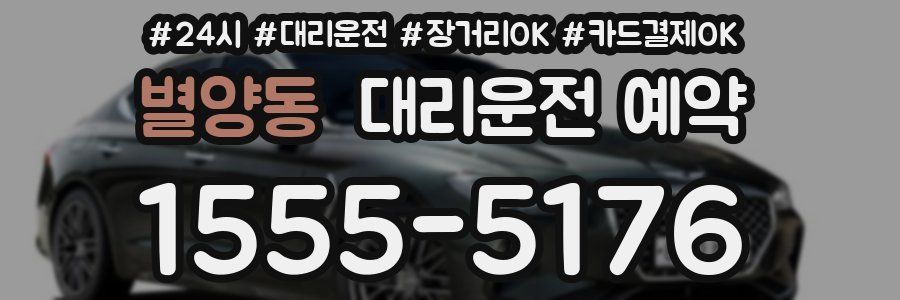 별양동 대리운전 예약