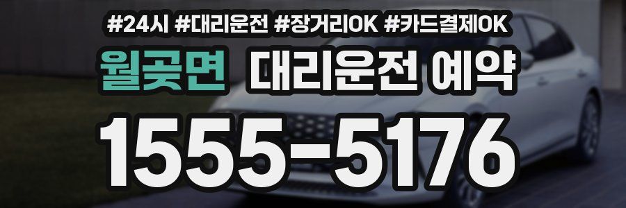 월곶면 대리운전 예약