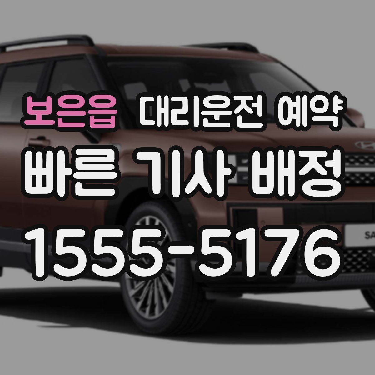 보은읍 대리운전 예약