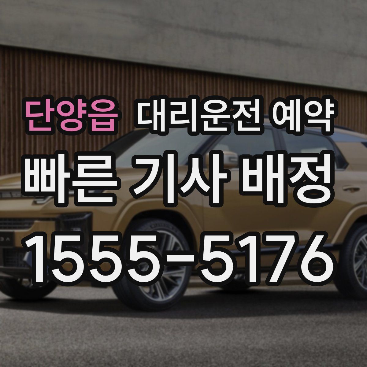 단양읍 대리운전 예약