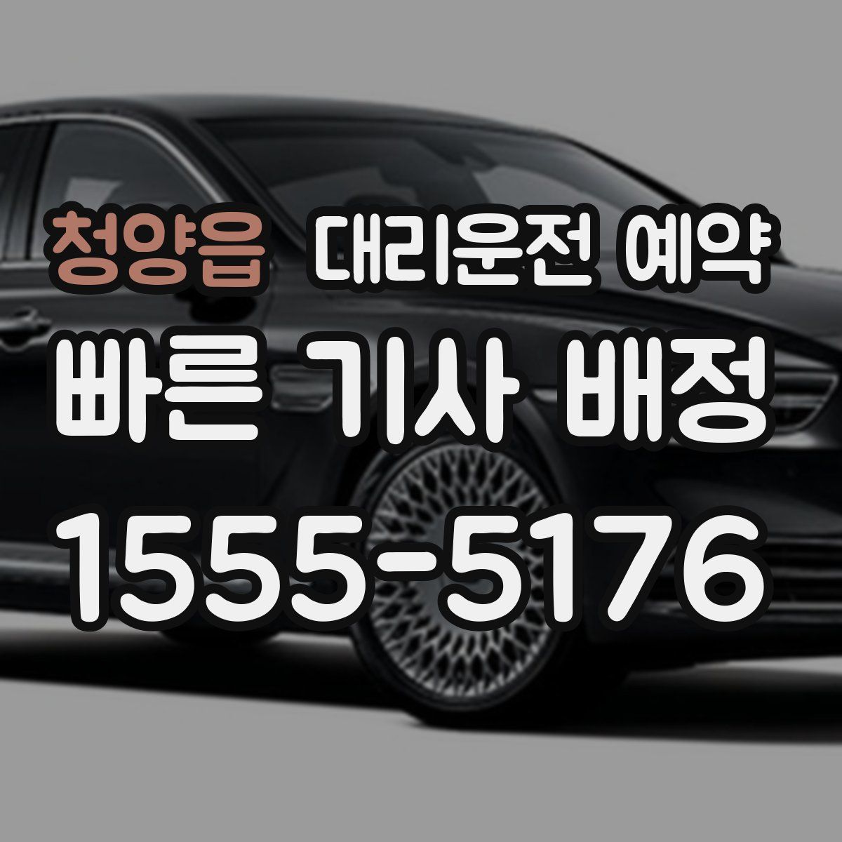 청양읍 대리운전 예약