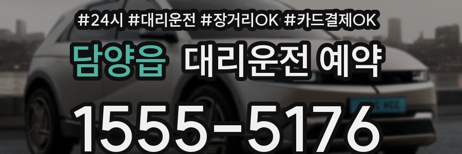 담양읍 대리운전 예약