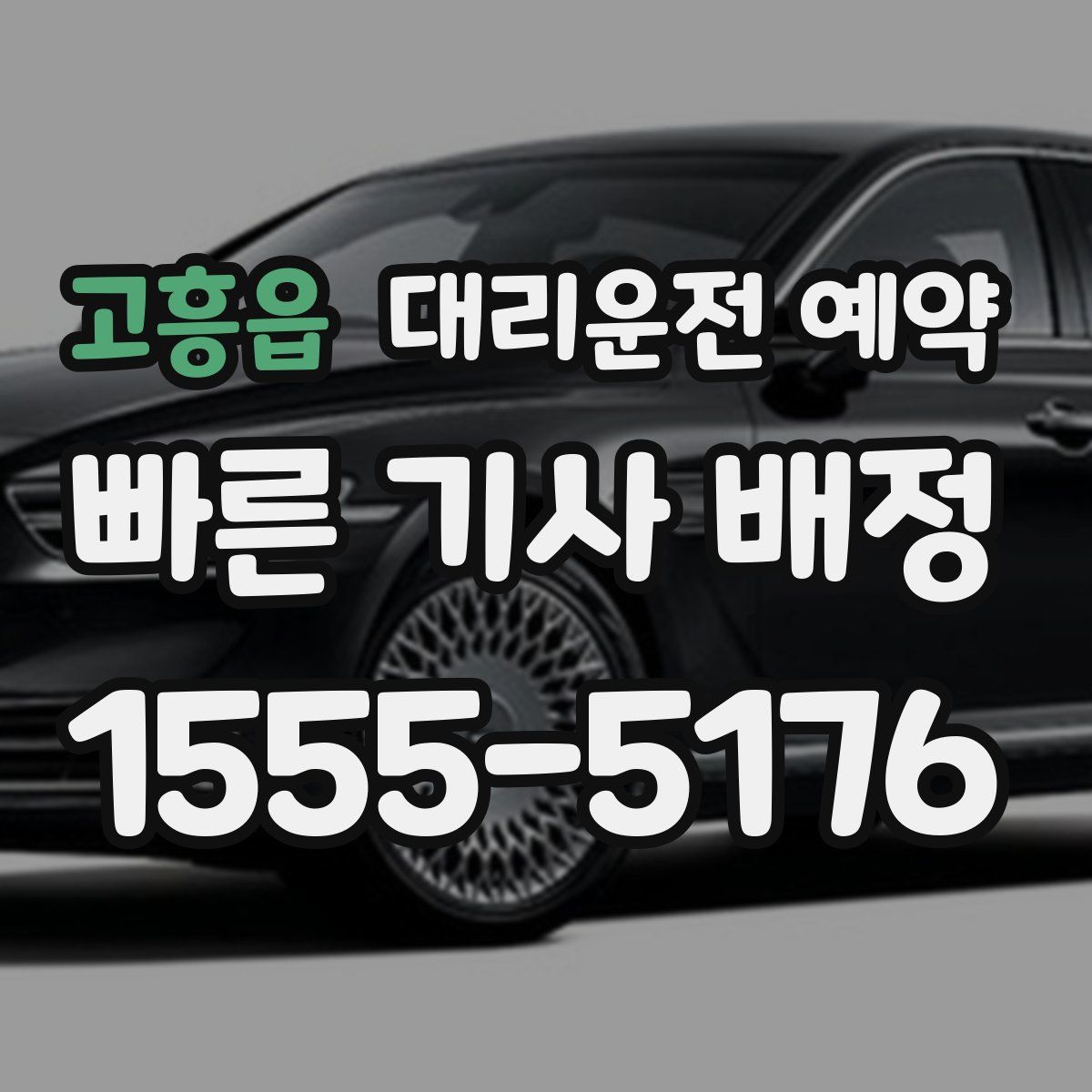 고흥읍 대리운전 예약