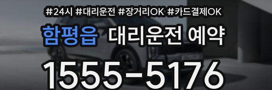 함평읍 대리운전 예약