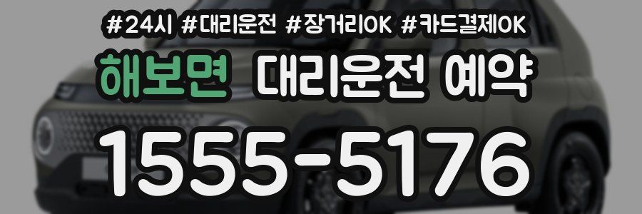 해보면 대리운전 예약