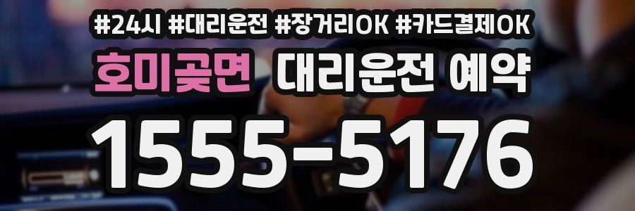 호미곶면 대리운전 예약