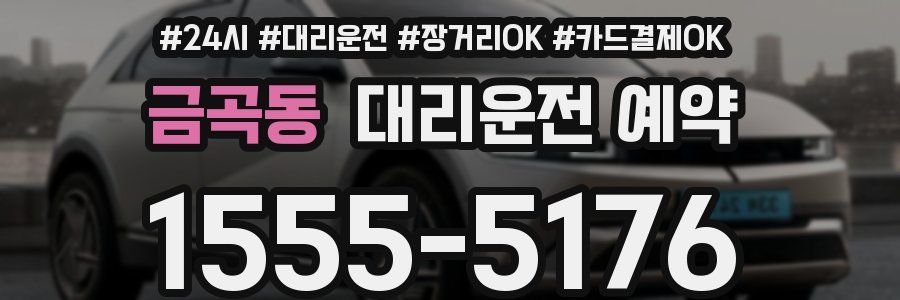 금곡동 대리운전 예약