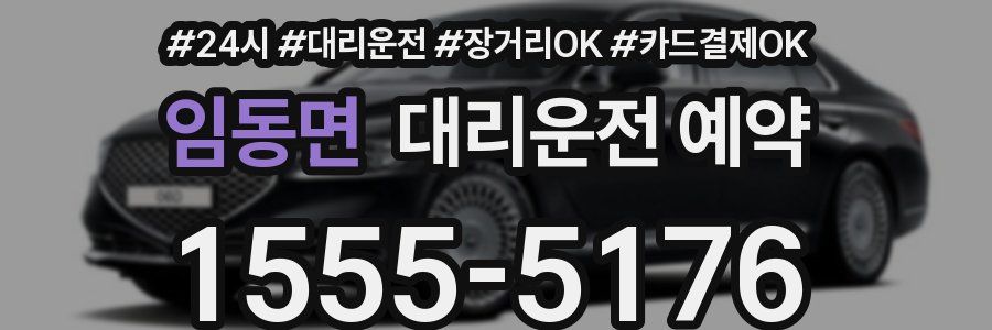 임동면 대리운전 예약