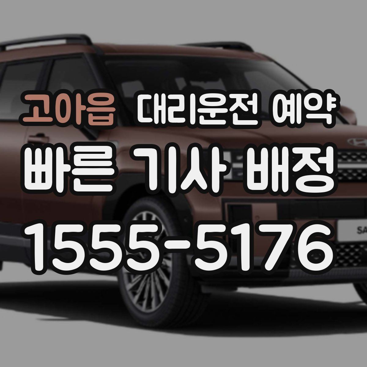 고아읍 대리운전 예약 시외 이동 예약 전에 확인해야 할 것