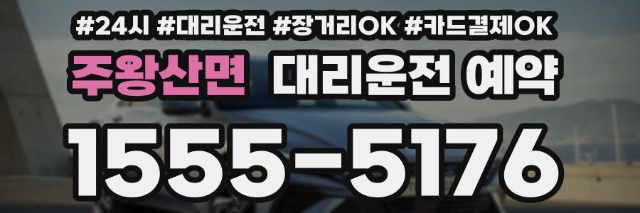 주왕산면 대리운전 예약