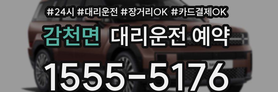 감천면 대리운전 예약