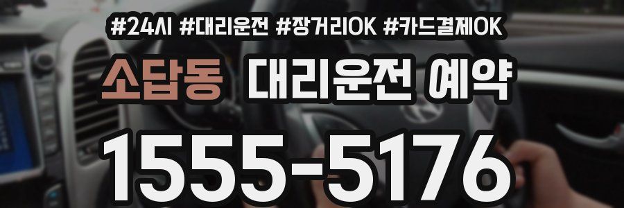 소답동 대리운전 예약