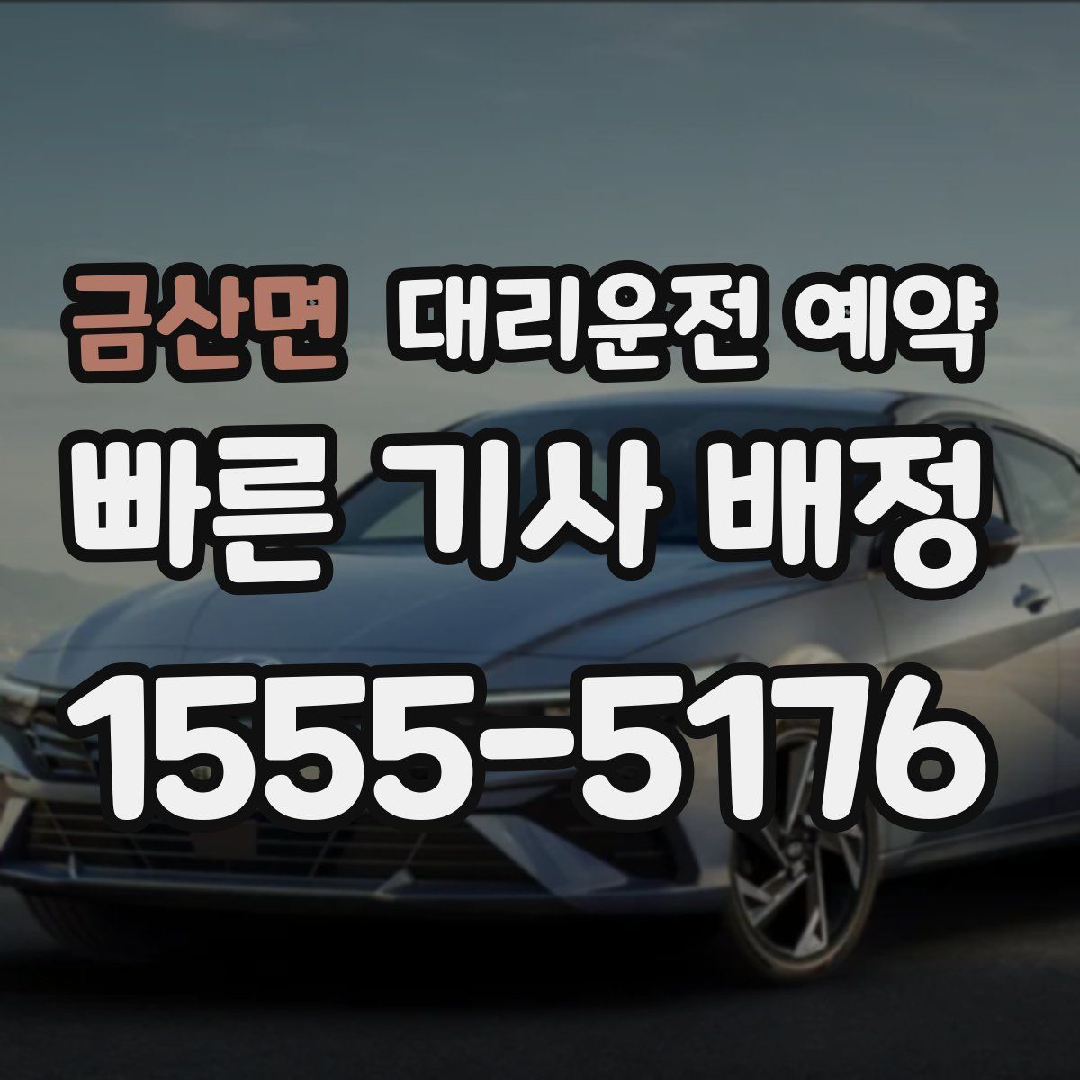 금산면 대리운전 예약