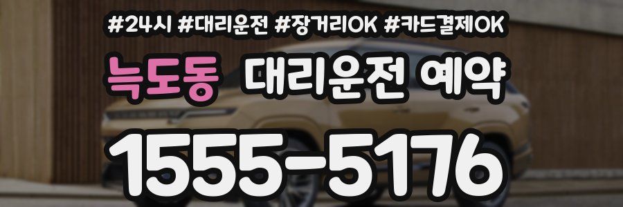 늑도동 대리운전 예약
