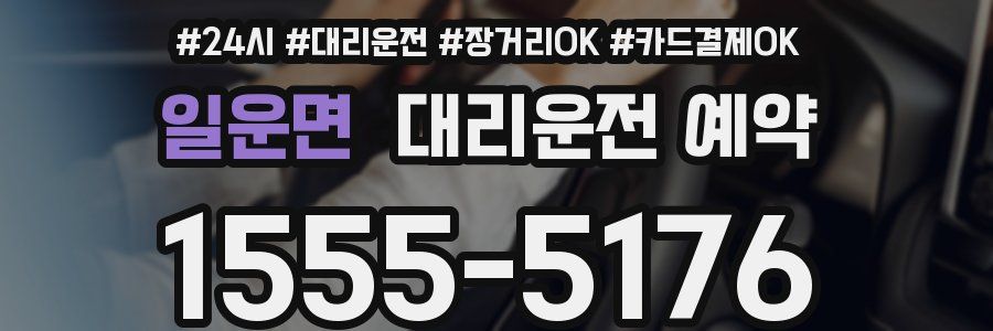 일운면 대리운전 예약