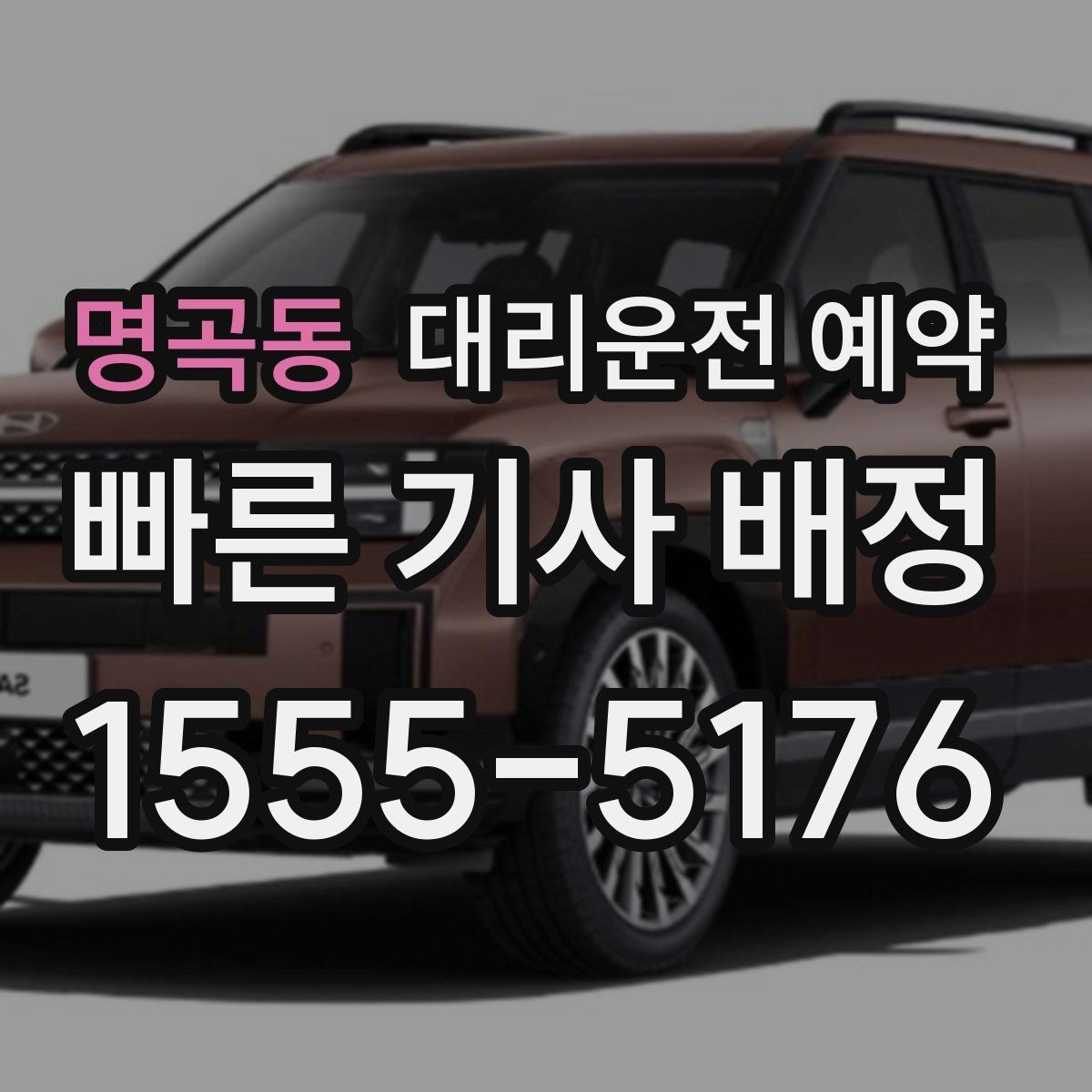 명곡동 대리운전 예약 차량 정보는 어디까지 알려야 할까